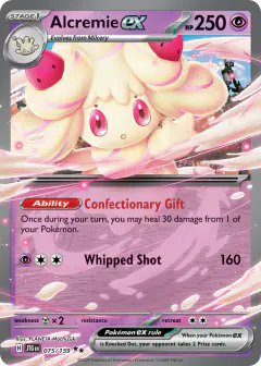Alcremie ex Double Rare card from Journey Together