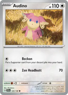 Audino Common card from Journey Together