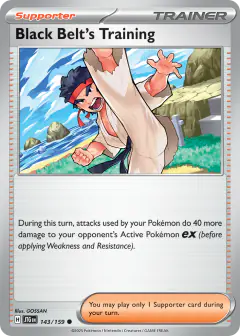 Black Belt's Training Common card from Journey Together