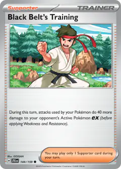 Black Belt's Training Common card from Journey Together