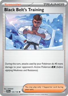 Black Belt's Training Common card from Journey Together