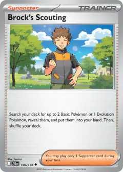 Brock's Scouting Uncommon card from Journey Together