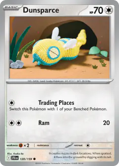 Dunsparce Common card from Journey Together
