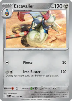 Escavalier Uncommon card from Journey Together