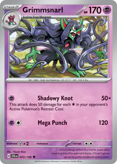 Grimmsnarl Uncommon card from Journey Together
