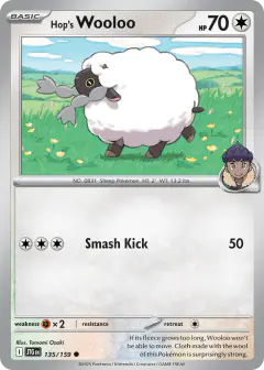 Hop's Wooloo Common card from Journey Together
