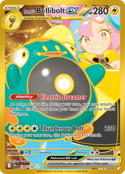 Iono's Bellibolt ex Hyper Rare