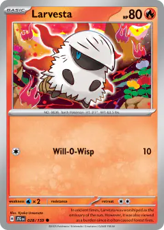 Larvesta Common card from Journey Together