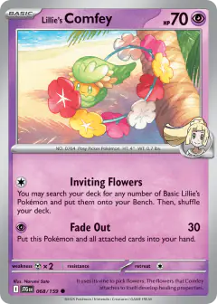Lillie's Comfey Common card from Journey Together