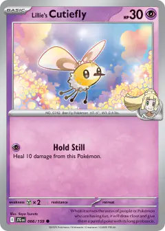 Lillie's Cutiefly Common card from Journey Together