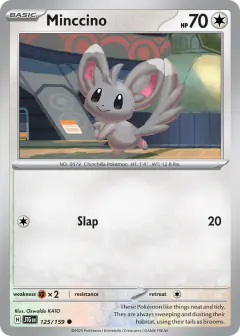 Minccino Common card from Journey Together