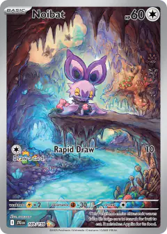 Noibat Illustration Rare card from Journey Together