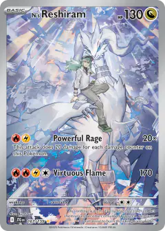 N's Reshiram Illustration Rare card from Journey Together