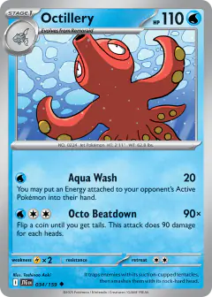 Octillery Uncommon card from Journey Together