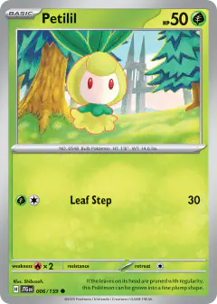 Petilil Common card from Journey Together