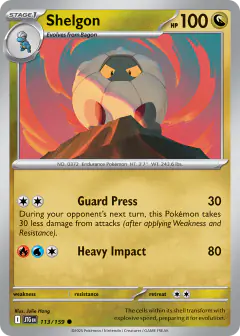 Shelgon Common card from Journey Together