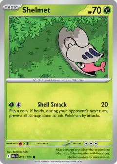 Shelmet Common card from Journey Together