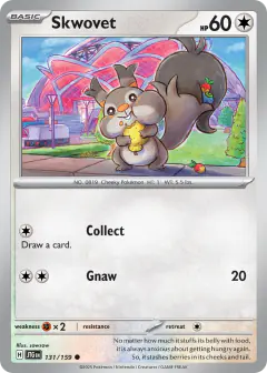 Skwovet Common card from Journey Together