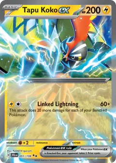 Tapu Koko ex Double Rare card from Journey Together