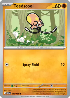 Toedscool Common card from Journey Together