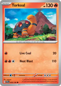 Torkoal Common card from Journey Together