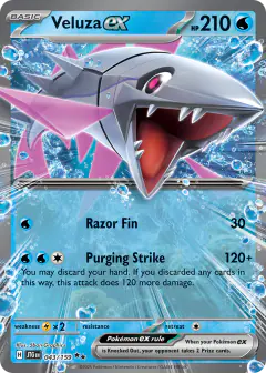 Veluza ex Double Rare card from Journey Together