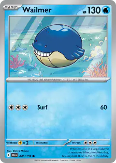 Wailmer Common card from Journey Together