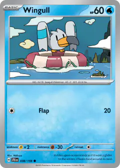 Wingull Common card from Journey Together