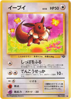 Eevee Common card from Jungle