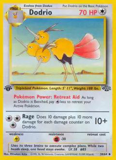 Dodrio Uncommon card from Jungle