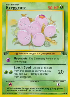 Exeggcute Common card from Jungle