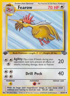 Fearow Uncommon card from Jungle