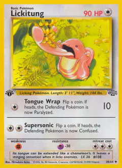 Lickitung Uncommon card from Jungle