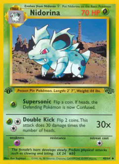 Nidorina Uncommon card from Jungle