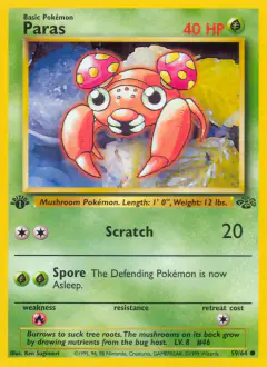 Paras Common card from Jungle