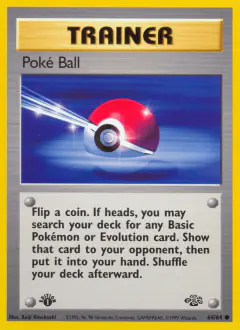 Poké Ball Common card from Jungle