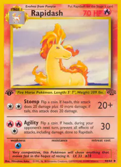 Rapidash Uncommon card from Jungle