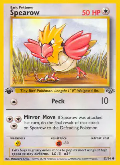 Spearow Common card from Jungle