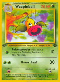 Weepinbell Uncommon card from Jungle