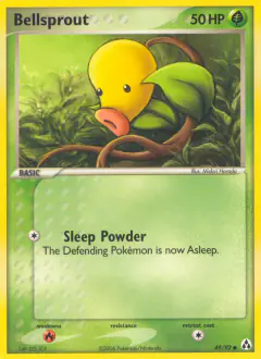 Bellsprout Common card from Legend Maker
