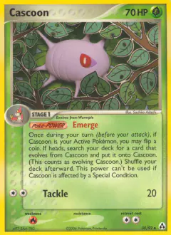 Cascoon Uncommon card from Legend Maker