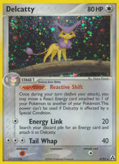 Delcatty Rare Holo card from Legend Maker