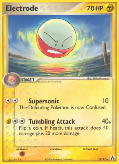 Electrode Uncommon card from Legend Maker