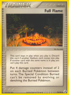 Full Flame Uncommon card from Legend Maker