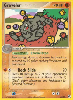 Graveler Uncommon card from Legend Maker