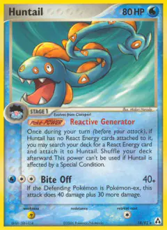 Huntail Rare card from Legend Maker