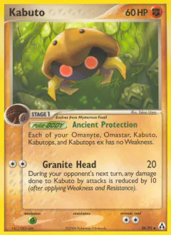 Kabuto Uncommon card from Legend Maker