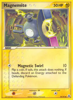 Magnemite Common card from Legend Maker