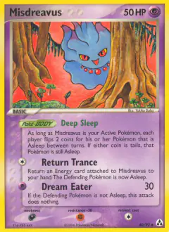 Misdreavus Uncommon card from Legend Maker
