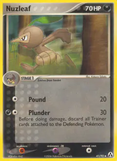 Nuzleaf Uncommon card from Legend Maker